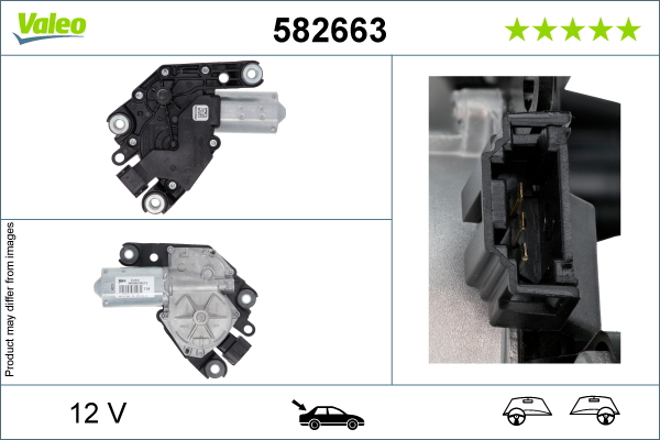 Motore tergicristallo - 582663 VALEO